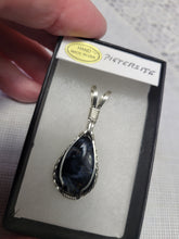 Load image into Gallery viewer, Custom Wire Wrapped Pietersite Necklace/Pendant Sterling Silver