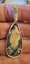 Load image into Gallery viewer, Custom Wire Wrapped Rare Porcelain Jasper Necklace/Pendant Sterling Silver