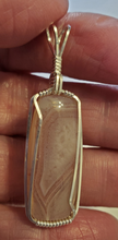 Load image into Gallery viewer, Custom Wire Wrapped Aqua Nueva Necklace/Pendant Sterling Silver