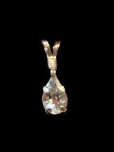 Load image into Gallery viewer, Custom Wire Wrapped Faceted Goshenite 3.1 cts Necklace/Pendant Sterling Silver