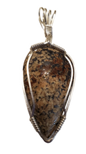 Load image into Gallery viewer, Custom Wire Wrapped Nelsonite Virginia State Stone Necklace/pendant