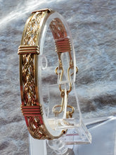 Load image into Gallery viewer, Custom Wire Wrapped 14kgf Braided Bracelet Size 6 3/4