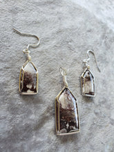 Load image into Gallery viewer, Custom Wild Horse Jasper set Earrings/necklace In Sterling Silver