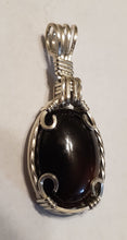 Load image into Gallery viewer, Custom Wire Wrapped Black Onyx Necklace/Pendant Sterling Silver