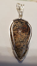Load image into Gallery viewer, Custom Wire Wrapped Nelsonite Virginia State Stone Necklace/pendant