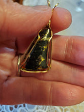 Load image into Gallery viewer, Custom Wire Wrapped Apache Gold Necklace/Pendant 14 Kgf Wire