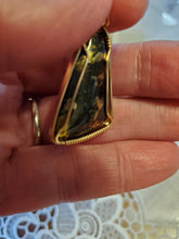 Load image into Gallery viewer, Custom Wire Wrapped Apache Gold Necklace/Pendant 14 Kgf Wire