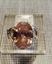 Load image into Gallery viewer, Custom Wire Wrapped Pink Sapphire Ring Size 7 Sterling Silver