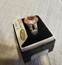 Load image into Gallery viewer, Custom Wire Wrapped Pink Sapphire Ring Size 7 Sterling Silver