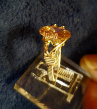 Load image into Gallery viewer, Custom Wire Wrapped Pink Sapphire Ring Size 7 Sterling Silver