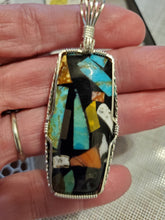 Load image into Gallery viewer, Custom Wire Wrapped Scrapite Necklace/Pendant Sterling Silver