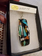 Load image into Gallery viewer, Custom Wire Wrapped Scrapite Necklace/Pendant Sterling Silver