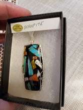 Load image into Gallery viewer, Custom Wire Wrapped Scrapite Necklace/Pendant Sterling Silver