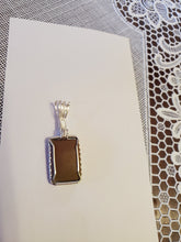 Load image into Gallery viewer, Custom Wire Wrapped Hokie Stone from Virginia Tech Quarries Necklace/Pendant Sterling Silver