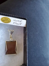 Load image into Gallery viewer, Custom Wire Wrapped unpolished Hokie Stone from Virginia Tech Quarries  Necklace/Pendant Sterling Silver