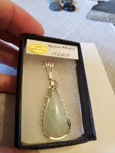 Load image into Gallery viewer, Custom Wire Wrapped Aquamarine Necklace/Pendant Sterling Silver