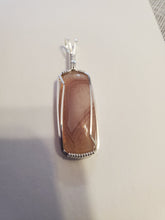 Load image into Gallery viewer, Custom Wire Wrapped Aqua Nueva Necklace/Pendant Sterling Silver