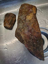 Load image into Gallery viewer, Custom Wire Wrapped Rock Collected From Nancy Hanks Birthplace Set Earrings, Necklace/Pendant Sterling Silver