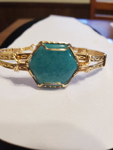 Load image into Gallery viewer, Custom Wire Wrapped Amazonite AAA+ Quality Virginia Gemstone Bracelet 14Kgf Size 7