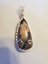 Load image into Gallery viewer, Custom Wire Wrapped Rare Porcelain Jasper Necklace/Pendant Sterling Silver