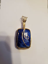 Load image into Gallery viewer, Custom Wire Wrapped Star Burst Necklace/Pendant 14Kgf