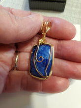 Load image into Gallery viewer, Custom Wire Wrapped Star Burst Necklace/Pendant 14Kgf