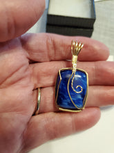 Load image into Gallery viewer, Custom Wire Wrapped Star Burst Necklace/Pendant 14Kgf