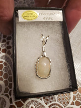 Load image into Gallery viewer, Custom Wire Wrapped Ethiopian Opal Necklace/Pendant Sterling Silver