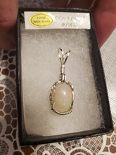 Load image into Gallery viewer, Custom Wire Wrapped Ethiopian Opal Necklace/Pendant Sterling Silver