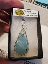 Load image into Gallery viewer, Custom Wire Wrapped British Columbia Ocean Jasper Necklace/Pendant Sterling Silver