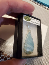 Load image into Gallery viewer, Custom Wire Wrapped British columbia Ocean Jasper Necklace/Pendant Sterling Silver