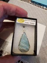 Load image into Gallery viewer, Custom Wire Wrapped British columbia Ocean Jasper Necklace/Pendant Sterling Silver