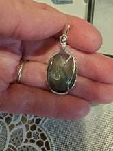 Load image into Gallery viewer, Custom Wire Wrapped Actenolite Necklace/Pendant Sterling Silver