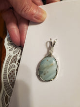 Load image into Gallery viewer, Custom Wire Wrapped British Columbia Ocean Jasper Necklace/Pendant  Sterling Silver