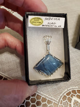 Load image into Gallery viewer, Custom Wire Wrapped Rebecca Iron Ore Slag Necklace/Pendant Sterling Silver