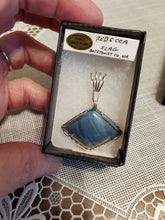 Load image into Gallery viewer, Custom Wire Wrapped Rebecca Iron Ore Slag Necklace/Pendant Sterling Silver