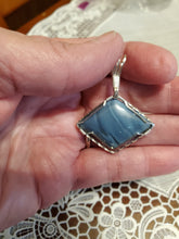 Load image into Gallery viewer, Custom Wire Wrapped Rebecca Iron Ore Slag Necklace/Pendant Sterling Silver