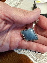 Load image into Gallery viewer, Custom Wire Wrapped Rebecca Iron Ore Slag Necklace/Pendant Sterling Silver