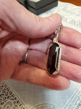 Load image into Gallery viewer, Custom Wire Wrapped Natural Faceted Garnet Necklace/Pendant Sterling Silver