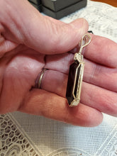 Load image into Gallery viewer, Custom Wire Wrapped Natural Faceted Garnet Necklace/Pendant Sterling Silver