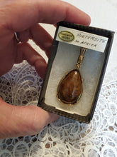 Load image into Gallery viewer, Custom Wire Wrapped Pietersite Necklace/Pendant 14Kgf