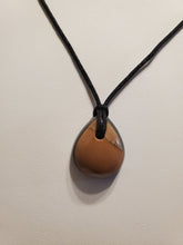 Load image into Gallery viewer, Custom Cut Polished Jasper Necklace/Pendant With Adjustable Cord