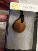 Load image into Gallery viewer, Custom Cut Polished Jasper Necklace/Pendant With Adjustable Cord