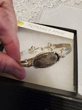 Load image into Gallery viewer, Custom Wire Wrapped Petoskey Stone Bracelet 6 3/4 MIchigan State Stone