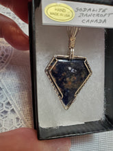 Load image into Gallery viewer, Custom Wire Wrapped Sodalite Necklace/Pendant Sterling Silver