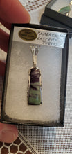 Load image into Gallery viewer, Custom Wire Wrapped Kamererite Necklace/Pendant Sterling Silver