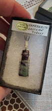 Load image into Gallery viewer, Custom Wire Wrapped Kamererite Necklace/Pendant Sterling Silver