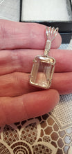 Load image into Gallery viewer, Custom Wire Wrapped Faceted Rutilated Quartz Necklace/Pendant Sterling Silver