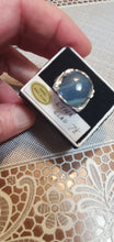 Load image into Gallery viewer, Custom Cut & Polished Etna Iron Ore Furnace Ring Size 7 1/2 Sterling Silver