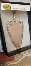 Load image into Gallery viewer, Custom Wire Wrapped Arrowhead Necklace/Pendant Sterling Silver